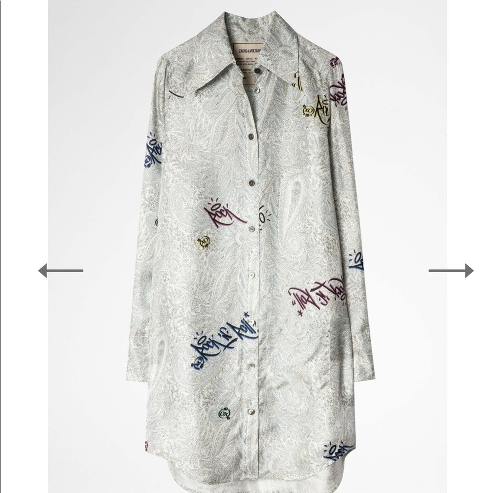Zadig & Voltaire- Rais Soie Paisley Jormi Dress